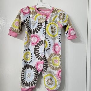 Carter's 3 Month Pajamas Infant Girls Fleece One Piece Sleepwear